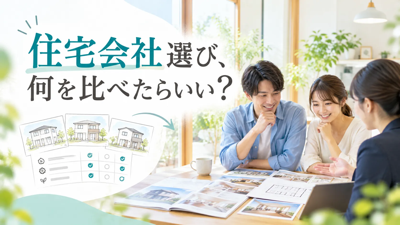 住宅会社選び、何を比べたらいい?